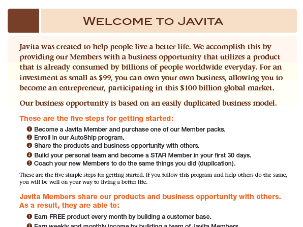 Javita International Ltd 