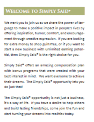 Simply Said, LLC